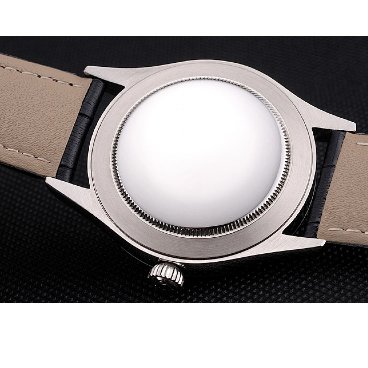 Aaa replica watch Black Stainless Rolex Datejust Case Dial And Swiss Steel Bracelet 0724